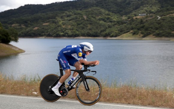 Álvaro Hodeg completó dos temporadas en el ciclismo de Europa. A sus escasos 23 años ya goza de respeto en el pelotón por su potencia en los remates. FOTO cortesía