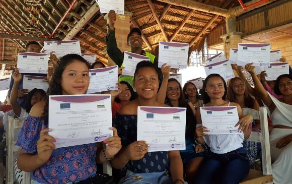 La oferta de los diplomados tuvo buena acogida entre los habitantes de Urabá. FOTO cortesía gobernación de antioquia