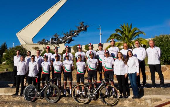 Equipo de Colombia se baja del vuelo del deporte y del Giro sub-23