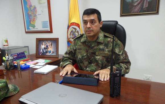 El general Díaz es el comandante de la Fuerza de Tarea Titán, cuyas operaciones se centran en Chocó. FOTO maría v. correa
