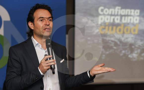 El alcalde Federico Gutiérrez invitó al Comité Intergremial a sumar esfuerzos para que Medellín cuente con recursos de la Nación para las obras de transporte masivo. FOTO Julio C. Herrera