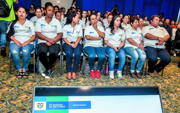 El programa fue presentado en la ciudad de Medellín con la asistencia de los beneficiados. FOTO Juan Antonio Sánchez