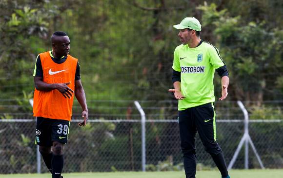 Juan Pablo Ángel, que por estos días colabora con el equipo profesional en la parte técnica por petición de Reinaldo Rueda, dice que hay un reto de volver al Mundial de Clubes. FOTO Jaime Pérez