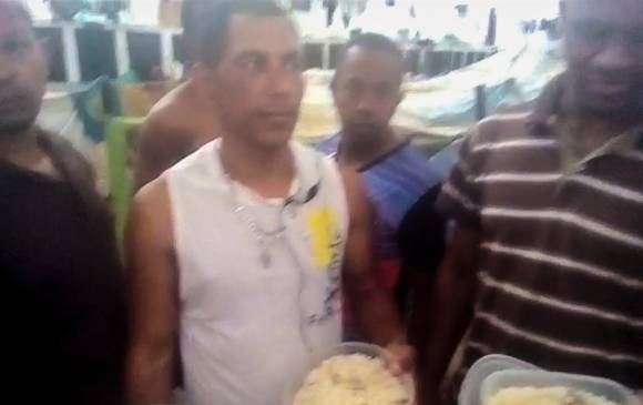 Colombianos presos en la comisaría de La Yaguara en Venezuela. FOTO: EL COLOMBIANO