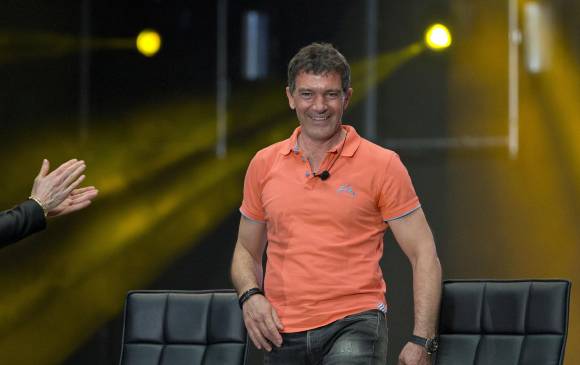 Antonio Banderas está en Ciudad de México en el festival boutique Starlite. FOTO AP 