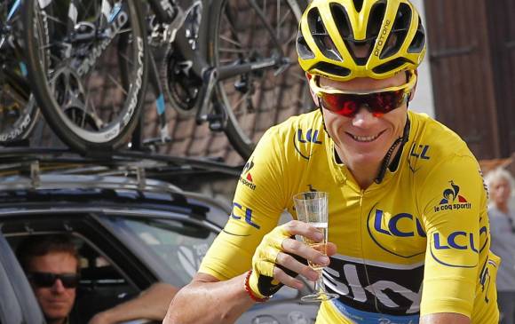 Froome, tres veces ganador del Tour de Francia, declaró que no le “preocupa” la filtración de datos confidenciales. FOTO AP