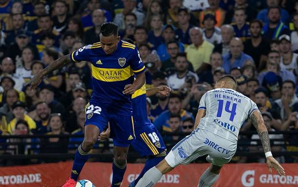 Villa suma 55 partidos y 5 goles con Boca Juniors. FOTO: AFP