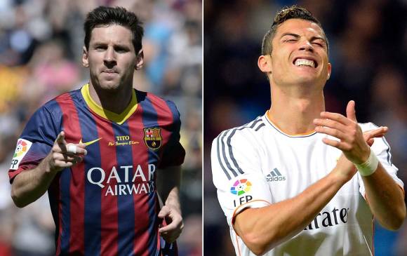 Tanto Messi como Cristiano Ronaldo marcaron triplete con sus equipos este fin de semana. Fotos: archivo
