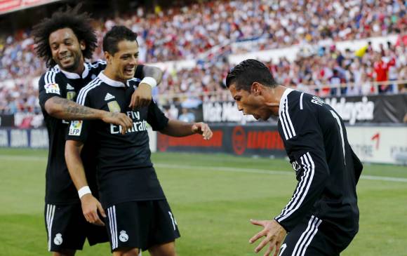 El portugués marcó su tercer ‘hat trick’ en el estadio del Sevilla. FOTO REUTERS