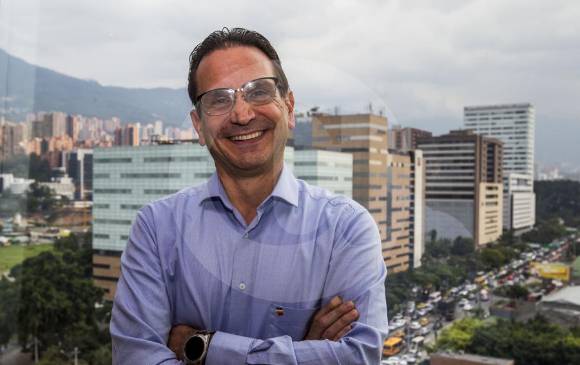 Juan Carlos Mora, presidente de Bancolombia. Foto: Julio César Herrera.