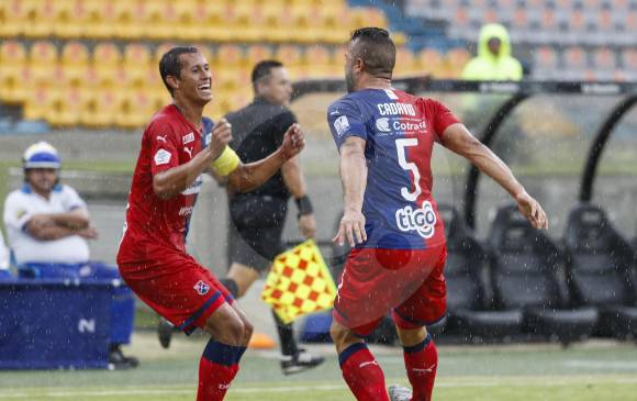 Andrés Ricaurte y Andrés Cadavid, dos de los jugadores más queridos por la afición escarlata. FOTO manuel saldarriaga