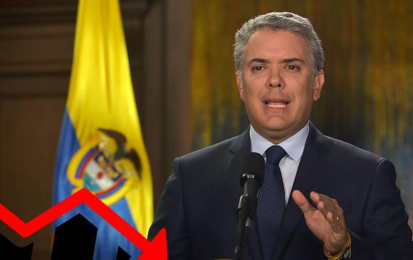 La desaprobación del presidente Iván Duque se ubica en 67%. FOTO AFP