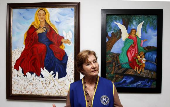 Rosa Linda Böhm Küpfer dice que el arte es un asunto de famulia. Su abuelo, su padre fueron artistas. FOTO Jaime pérez