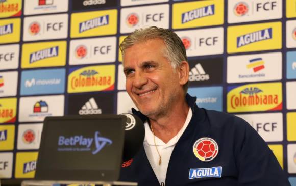 Carlos Queiroz, técnico de Colombia. FOTO COLPRENSA