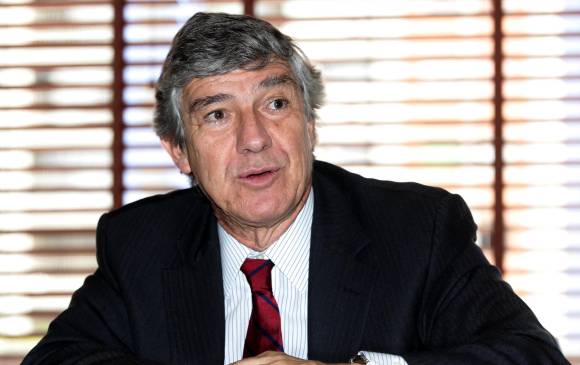 El presidente de Avianca presentó esta buena noticia para Antioquia, a un mes de sus 10 años en el cargo. FOTO MANUEL SALDARRIAGA