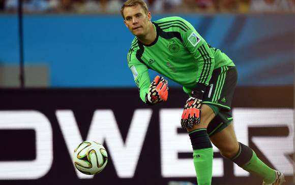 El alemán Manuel Neuer está nominado al Balón de Oro por sus excelentes actuaciones con el Bayern Munich y la selección alemana. FOTO AFP.