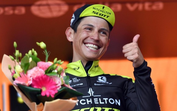 Chaves, entre los ciclistas históricos de Colombia. En 2016 fluye segundo en el Giro y tercero en Vuelta a España. FOTO EFE