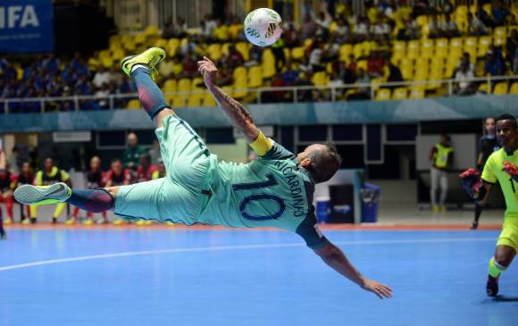 Ricardinho, de Portugal, es el goleador del Mundial de Fútsal con 9 dianas. FOTO COLPRENSA