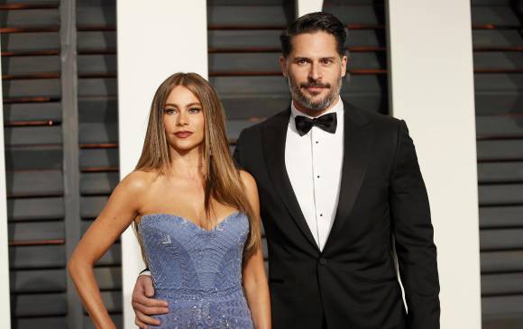 Sofia Vergara y Joe Mangianello disfrutaron de la fiesta de Vanity Fair. FOTO Reuters