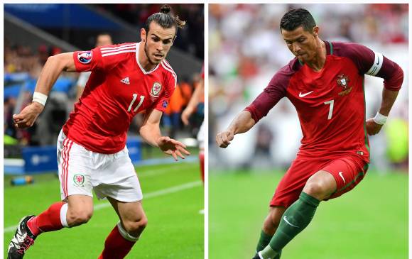 Gareth Bale (izquierda) busca su primera final europea. Cristiano anhela llegar a la segunda tras la de la edición de 2004. FOTO afp