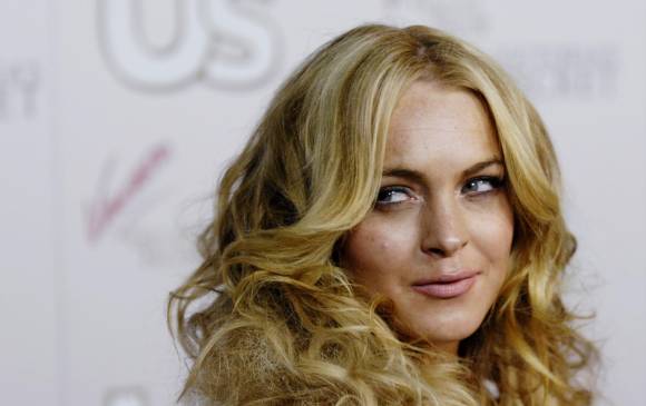 La actriz estadounidense Lindsay Lohan. FOTO AP
