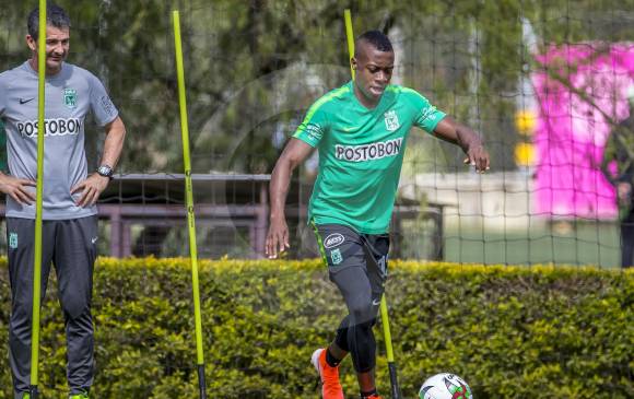 Helibelton Palacios será una salida constante para Nacional ante el Cúcuta si el técnico Juan Carlos Osorio decide alinearlo en el inicio de los cuadrangulares. FOTO Juan Antonio Sánchez