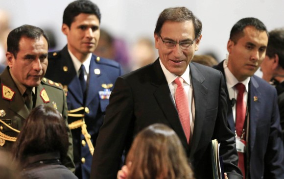 El presidente de Perú, Martín Vizcarra, recibió en julio pasado la presidencia pro témpore de la Alianza del Pacífico durante la cumbre de este bloque comercial. Foto Agencia EFE