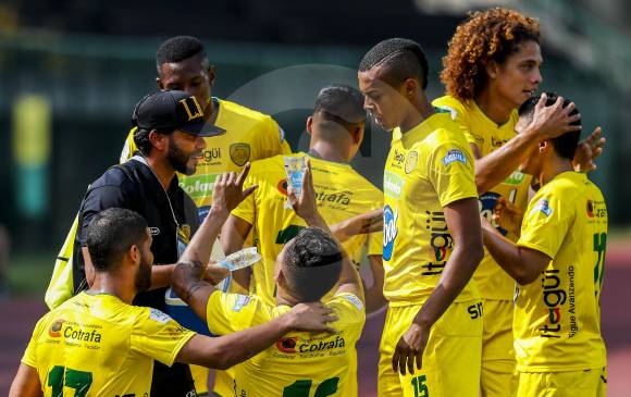Leones logró la clasificación a los cuadrangulares del Torneo Águila, tras vencer en condición de visitante 1-2 a Orsomarso. FOTO JULIO CÉSAR HERRERA