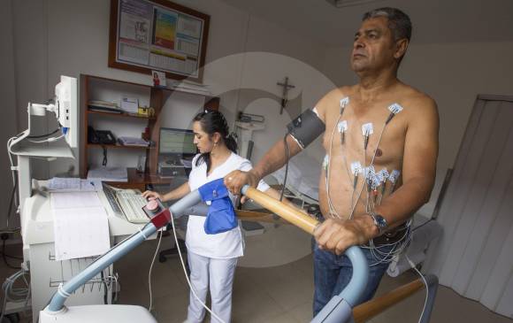 Las pruebas de esfuerzo pueden medir la situación del corazón. FOTO Esteban Vanegas