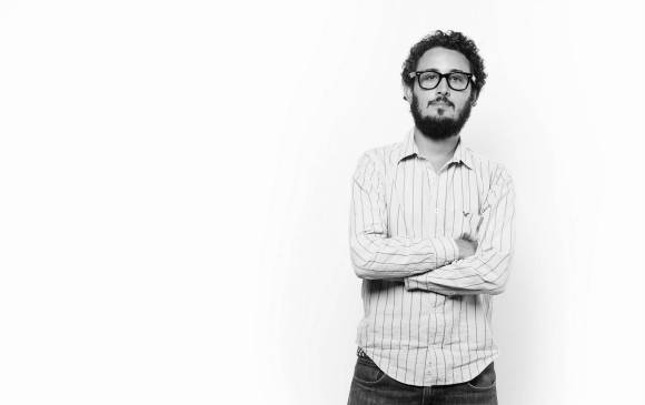 Simón Posada, mejor crónica en prensa. FOTO mario valencia.