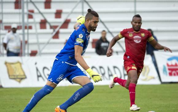 Álvaro Montero, arquero del Tolima. FOTO EDWIN BUSTAMANTE