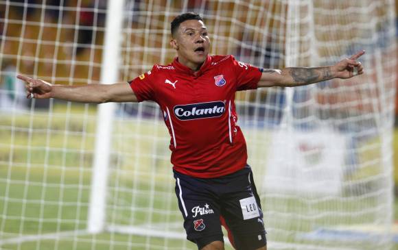 Golear con el equipo de sus amores tiene doble satisfacción para L.C. Arias. FOTO Manuel Saldarriaga