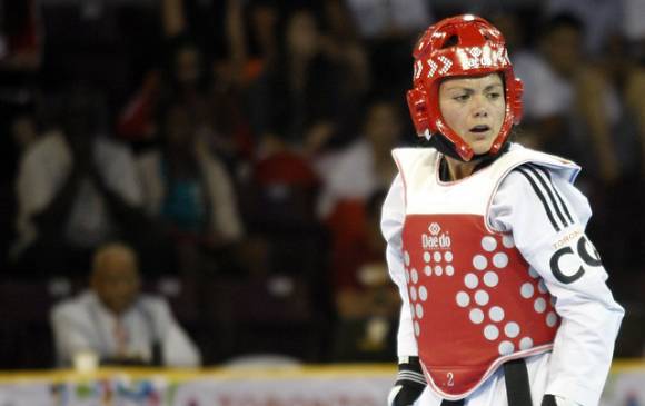 Doris Patiño logró la medalla de bronce en la categoría de 57 kg. FOTO Colprensa