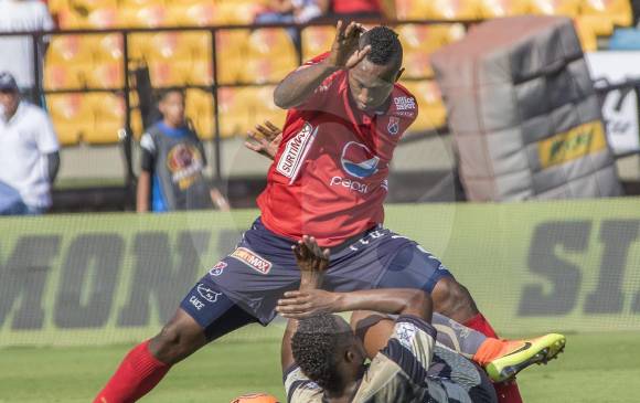 Juan Fernando Caicedo tendrá la responsabilidad de comandar el ataque del Poderoso, debido a que Valentín Viola y Leonardo Castro (sancionado una fecha) no estarán. FOTO robinson sáenz 