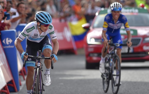 Miguel Ángel López hizo una gran demostración para meterse al podio de la Vuelta. FOTO AFP