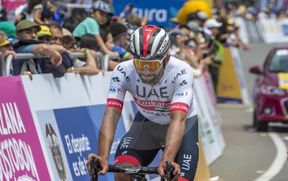 El ciclista colombiano Fernando Gaviria, del UAE Emiratos. FOTO JUAN ANTONIO SÁNCHEZ
