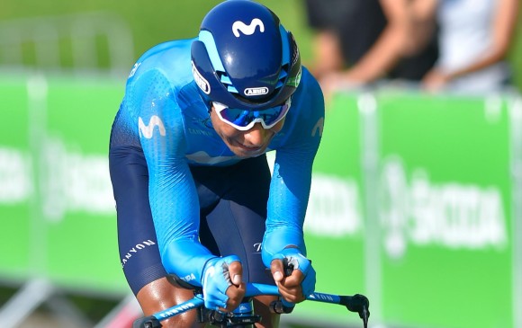 Nairo Quintana es cuarto en la general de la Vuelta a España a 1:15 segundos del líder Simon Yates. FOTO AFP