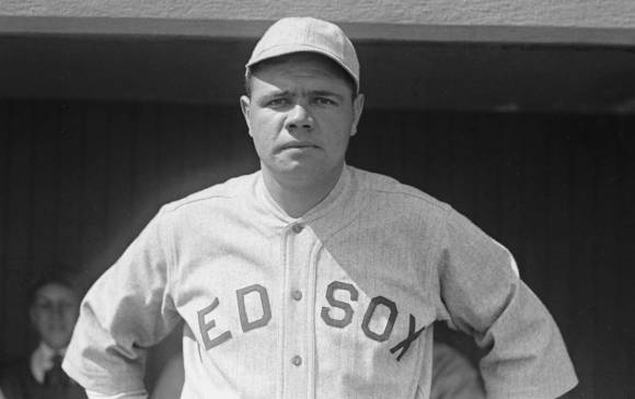 Babe Ruth, el jugador que le lanzó una maldición a los Red Sox de Boston. FOTO Cortesía www.baberuth.com