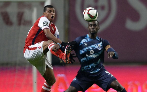 63 minutos estuvo en la cancha Jackson Martínez en el partido ante Sporting Braga. Salió por lesión. FOTO AFP