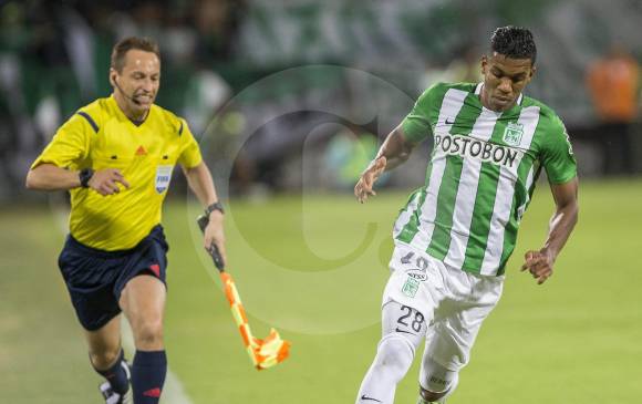 Orlando Berrío pasó de ser discutido por la hinchada a ser aclamado. Inolvidable gol ante Rosario Central. FOTO róbinson sáenz