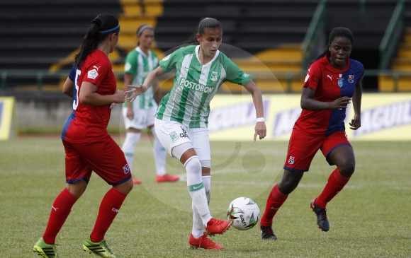 Atlético Nacional e Independiente Medellín aparecen en el grupo A de la Liga Femenina. FOTO MANUEL SALDARRIAGA