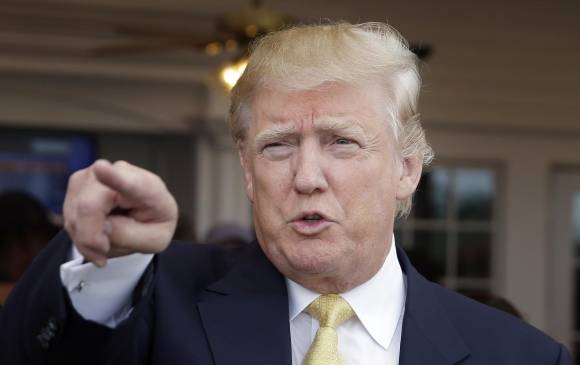 Trump en una entrevista con la cadena de televisión CNN dio nuevas y polémicas declaraciones. FOTO AFP