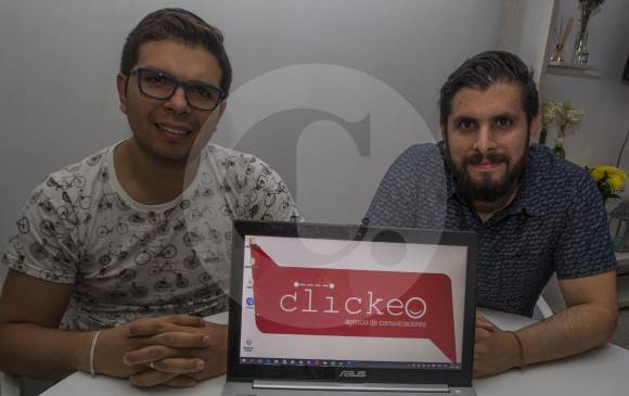 Clickeo se dedica al diseño web y mercadeo digital y tiene una línea de negocios especializada en ventas al exterior. FOTO Jaime Pérez