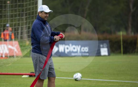 Bobadilla destacó en su diálogo con el club la presencia de juveniles pidiendo pista en el equipo principal. FOTO Edwin Bustamante