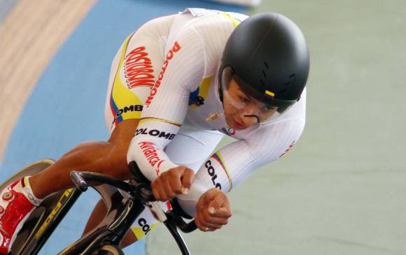 Arango viene de ganar dos preseas de oro -americana y puntos-, en los Juegos Nacionales en Cali. FOTO Cortesía diego sinisterra