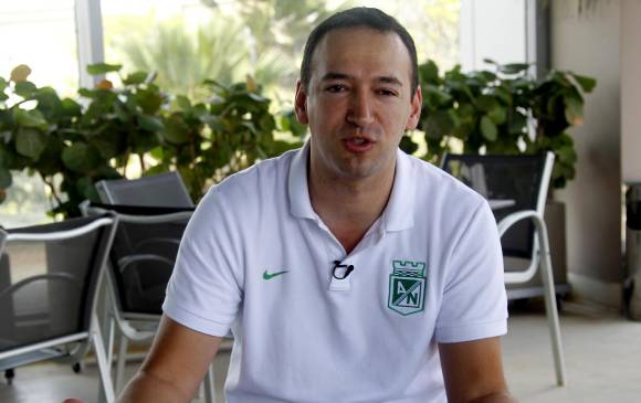 Juan Carlos de la Cuesta, presidente del Atlético Nacional. FOTO JULIO CÉSAR HERRERA