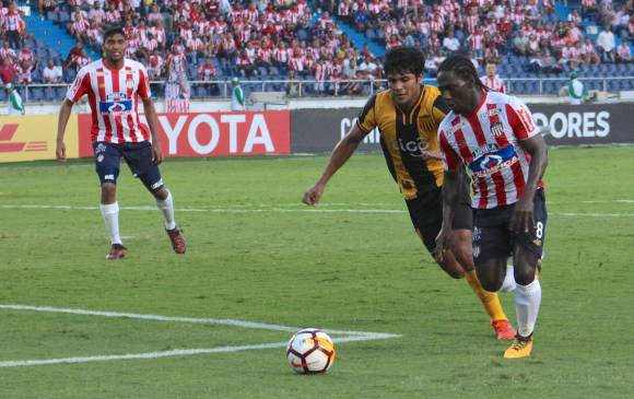 Yimmi Chará, con toda su clase, anotó el único gol del partido. FOTO COLPRENSA