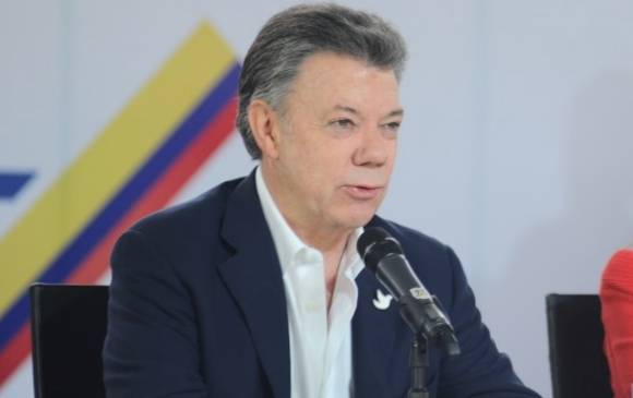 Presidente Juan Manuel Santos: FOTO COLPRENSA