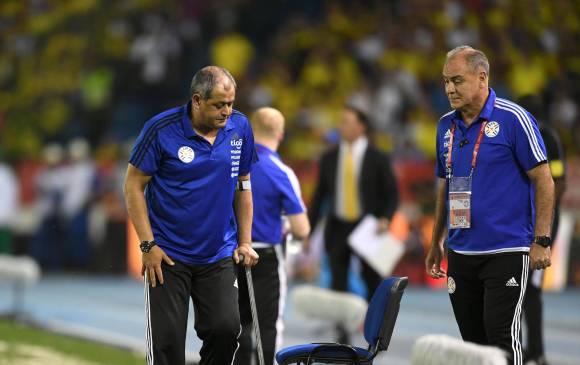 Francisco Arce reconoció que por fin se les daba un milagro porque ya habían sufrido bastante en la Eliminatoria. FOTO afp