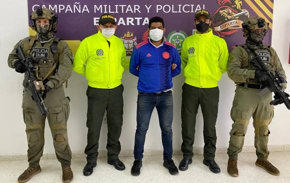 Richard Arley Díaz será imputado por concierto para delinquir agravado y homicidio agravado, entre otros delitos. FOTO CORTESÍA